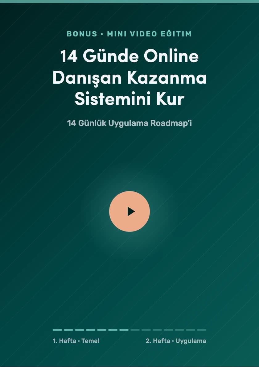 14 Günde Online Danışan Kazanma Sistemini Kur